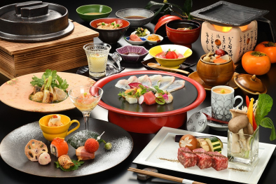 「特撰会席」（メイン：黒毛和牛陶板焼き）23,100円～