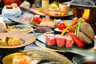 「特撰会席」（メイン：福島牛陶板焼き）24,200円～