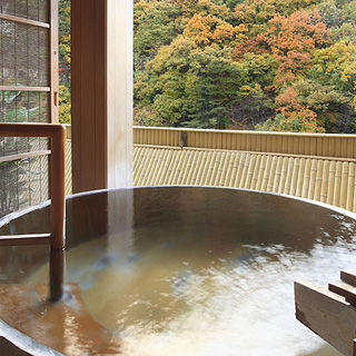 Special rooms with open-air bath